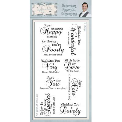 Creative Expressions Sentimentally Yours Bohemian Clear Stamps - Essential